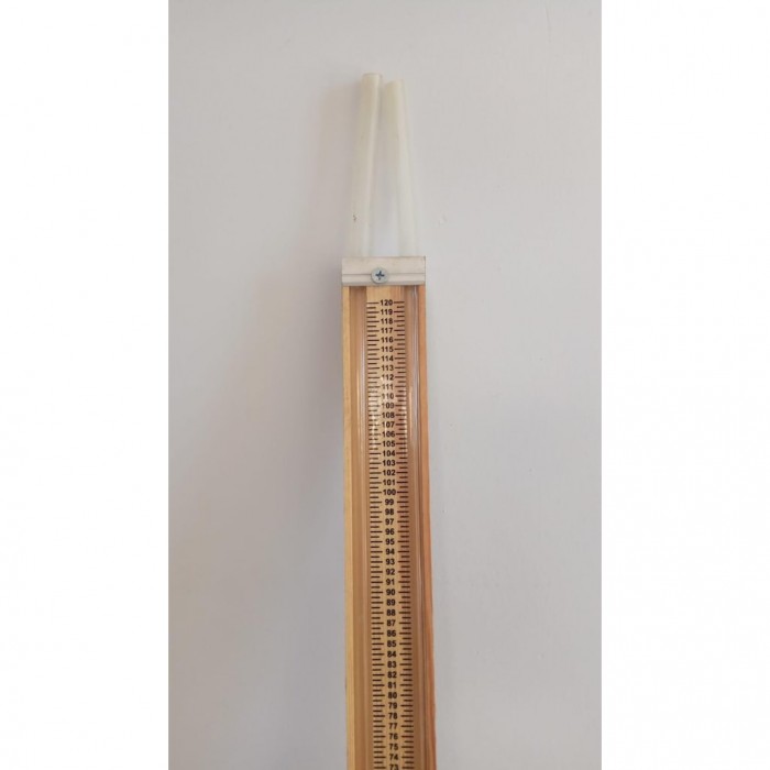 Ahşap U Manometre Doğalgaz Test Manometresi