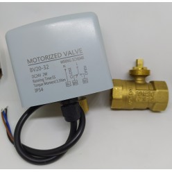 24VDC Mini Motorlu Vana Solenoid Elektrik Aktüatörlü Zon Kontrol