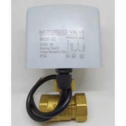 24VDC Mini Motorlu Vana Solenoid Elektrik Aktüatörlü Zon Kontrol