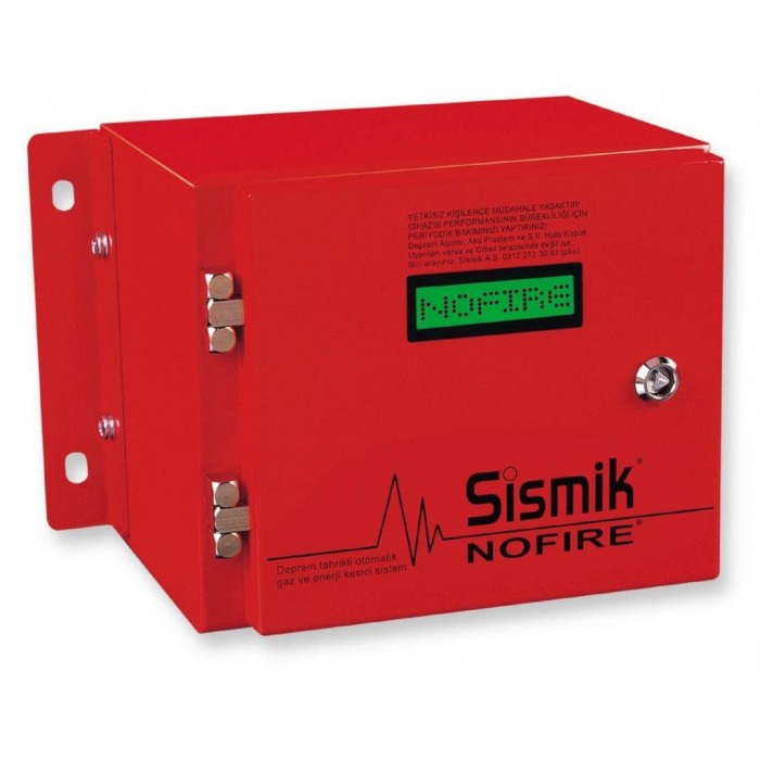 Siscut Nofire elektromekanik deprem cihazları